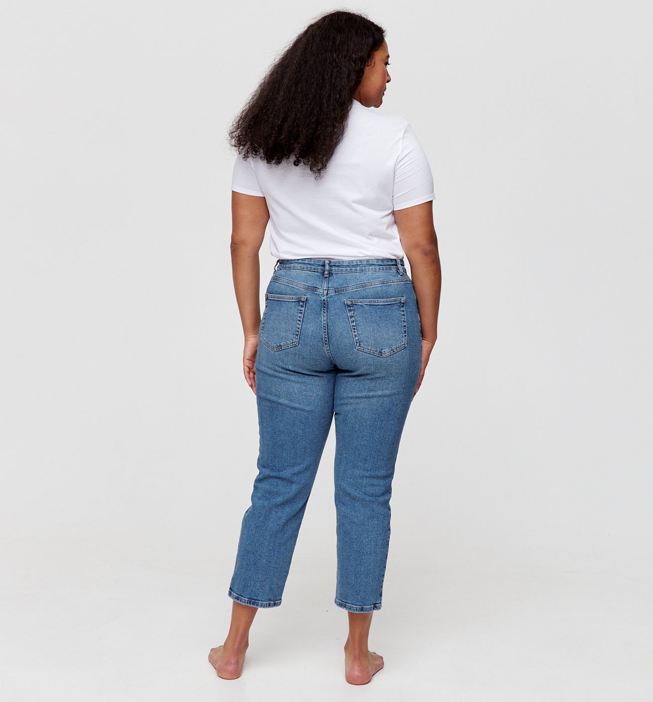 Jean slim cropped Femme GASTON - Jean moyen
