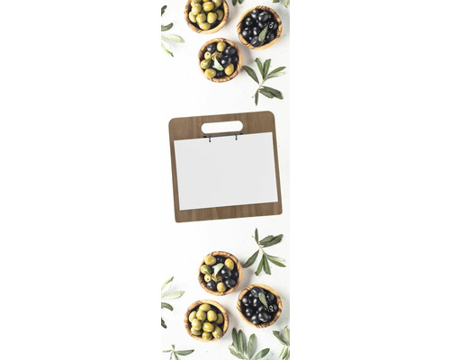 Menu Ringband Notenhout DIN A4