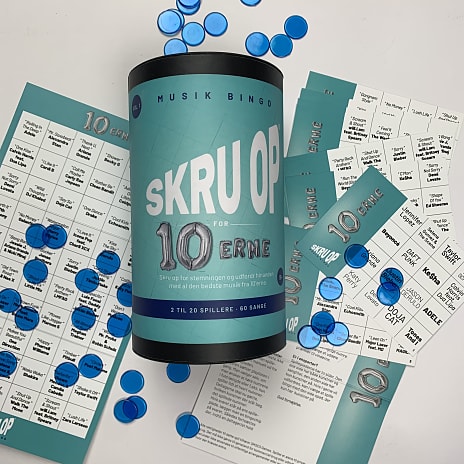 Skru op for 10´erne musikbingo