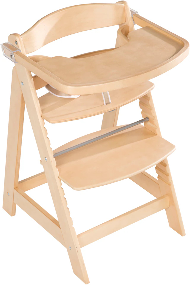 roba® Hochstuhl »Treppenhochstuhl Sit Up FUN, natur« () inkl. abnehmbarem Essbrett und Bügel