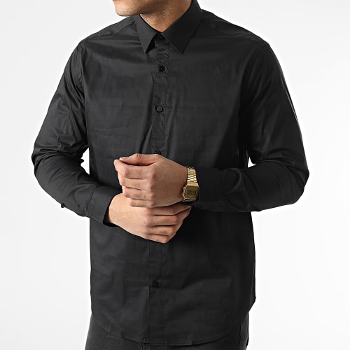 Chemise Manches Longues PCH-901 Noir