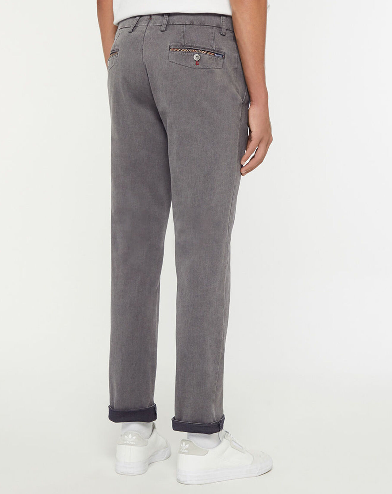 Hackett London Pantalon Chino Slim Armure gris