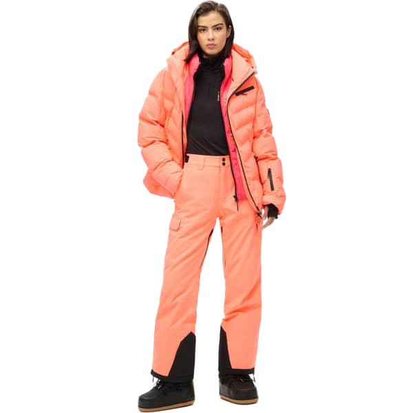 Pantalon de ski SUPERDRY ULTIMATE RESCUE TROUSERS PASTELLINE CORAL