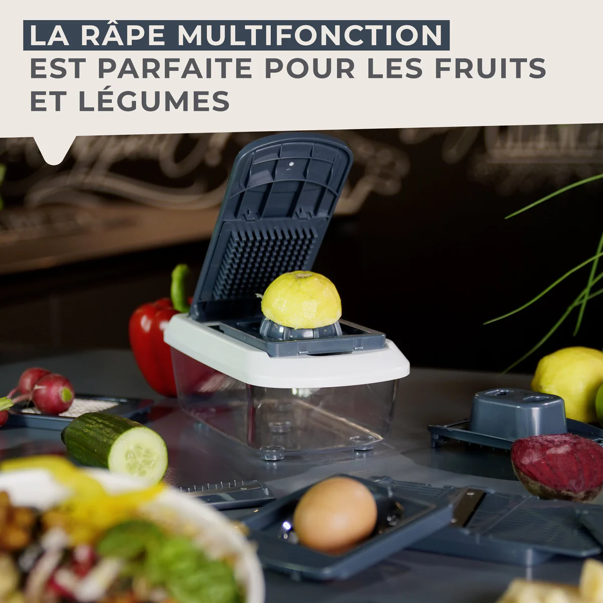 Râpe manuelle multifonction Easy Prepare Fackelmann