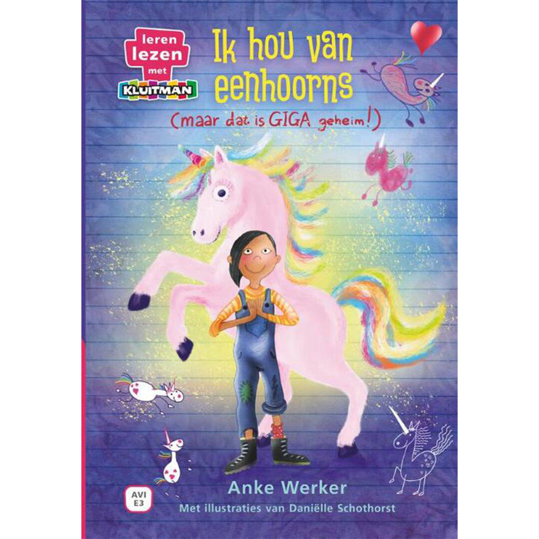 Uitgeverij kluitman ik hou van eenhoorns - avi e3