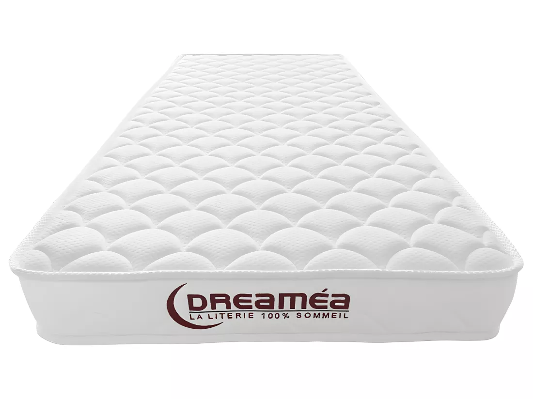 Ensemble 90 x 190 cm cadre à lattes + matelas mémoire de forme ép.15cm - PELOPS de YSMÉE