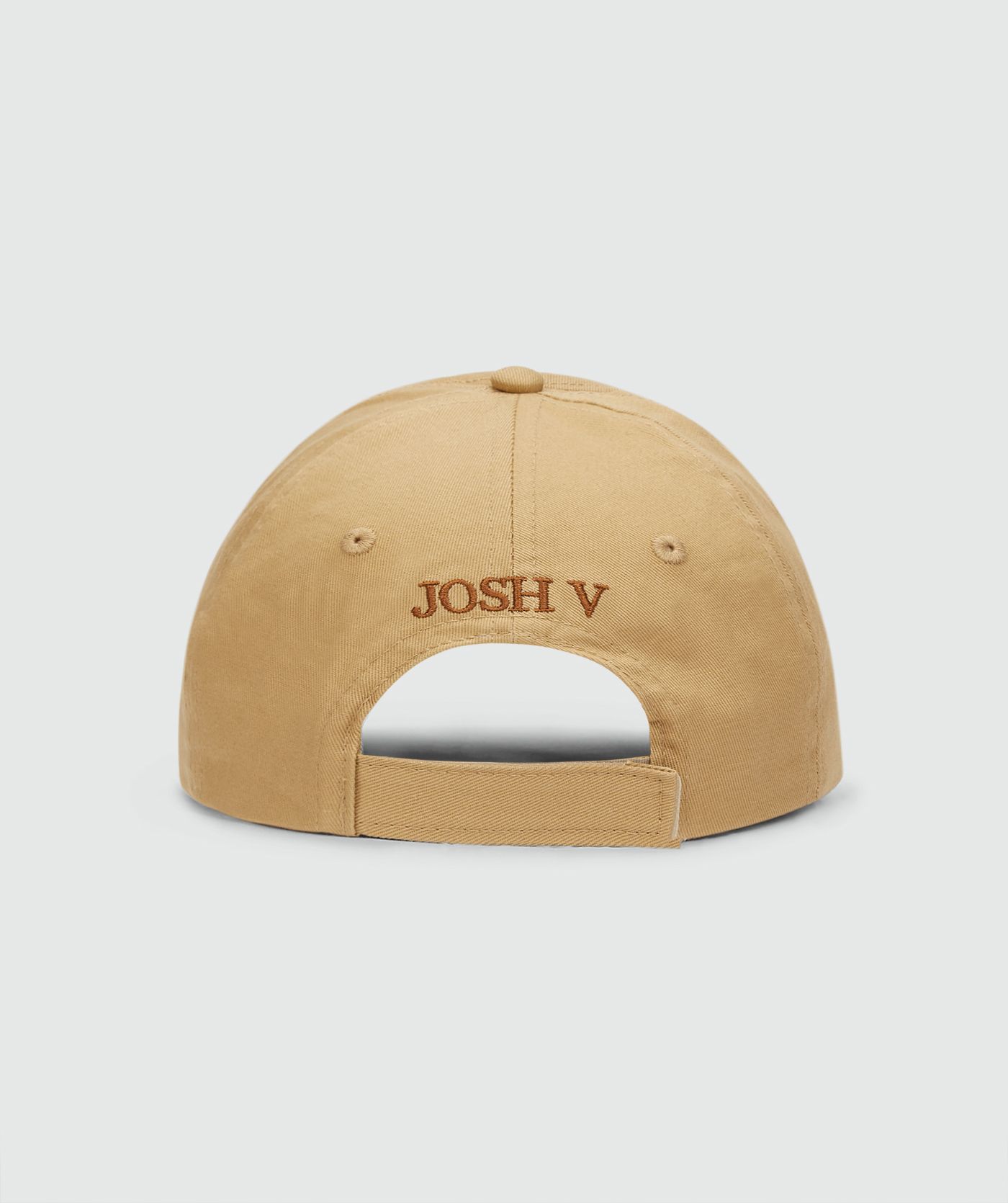 JV-TRUDY pet met logo - light camel cognac