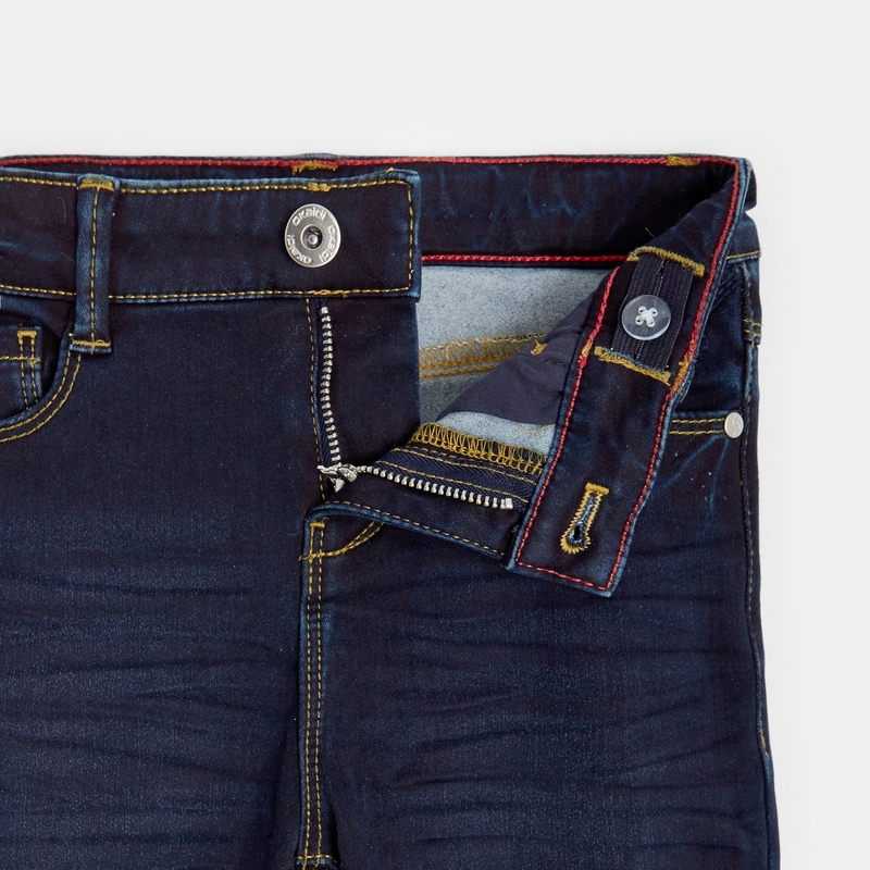 Jean skinny dark blue bleu fille