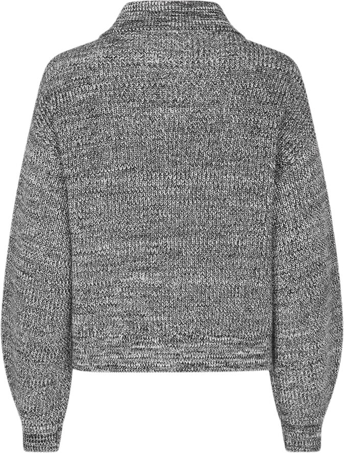 Envii ENWASHINGTON LS CARDIGAN 5190 Black speckle