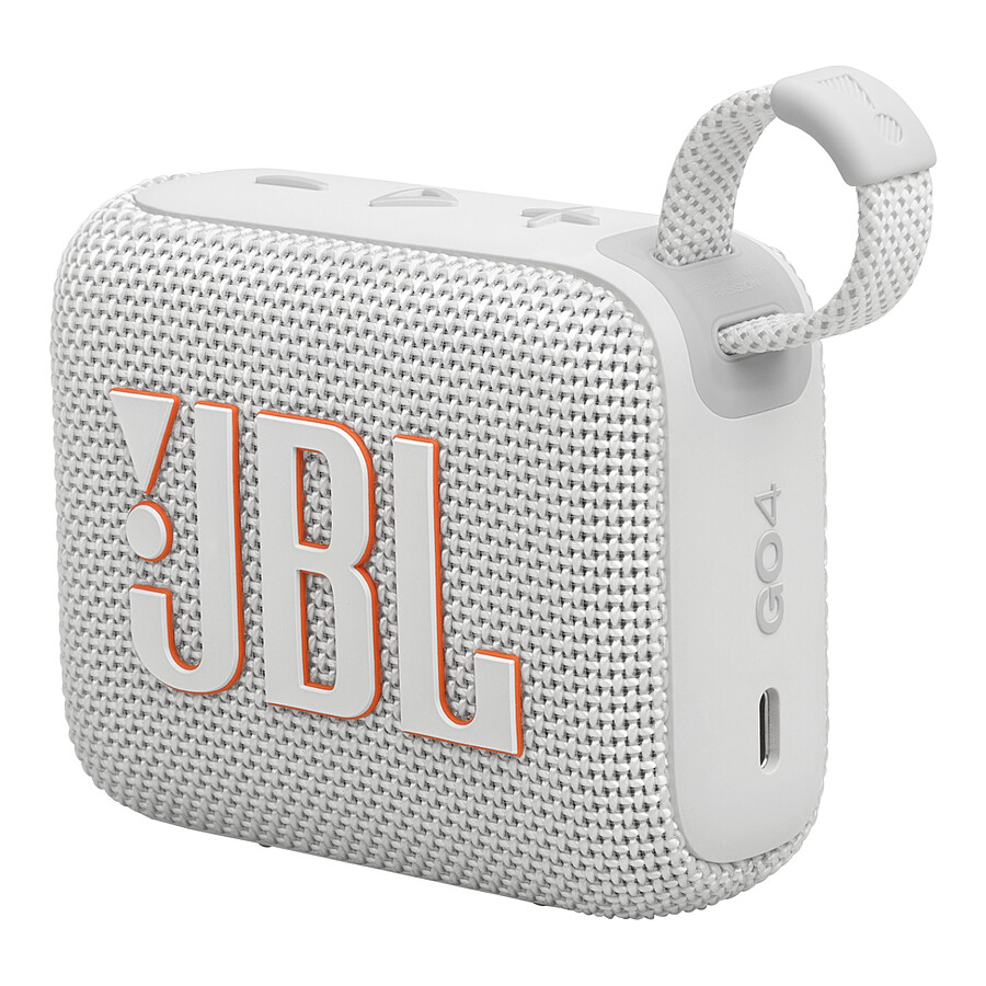 JBL GO 4 Blanc - Enceinte portable