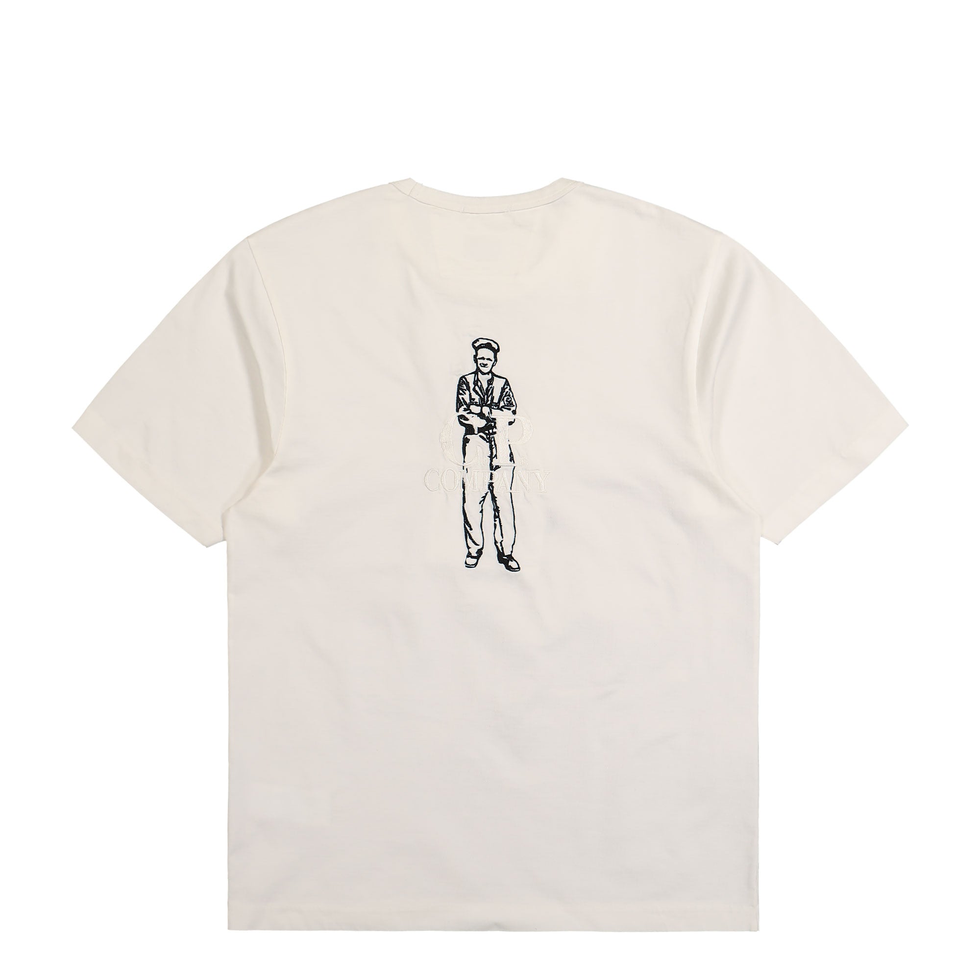 C.P. Company<br>30/2 Mercerized Jersey Twisted British Sailor T-Shirt
