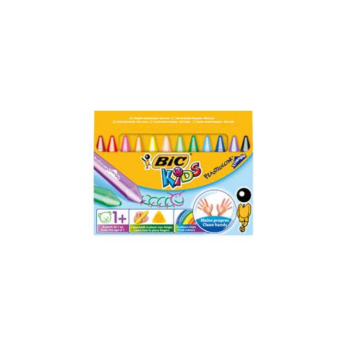 BIC® KIDS PLASTIDECOR®, Dreikant - Wachsmalkreide Set