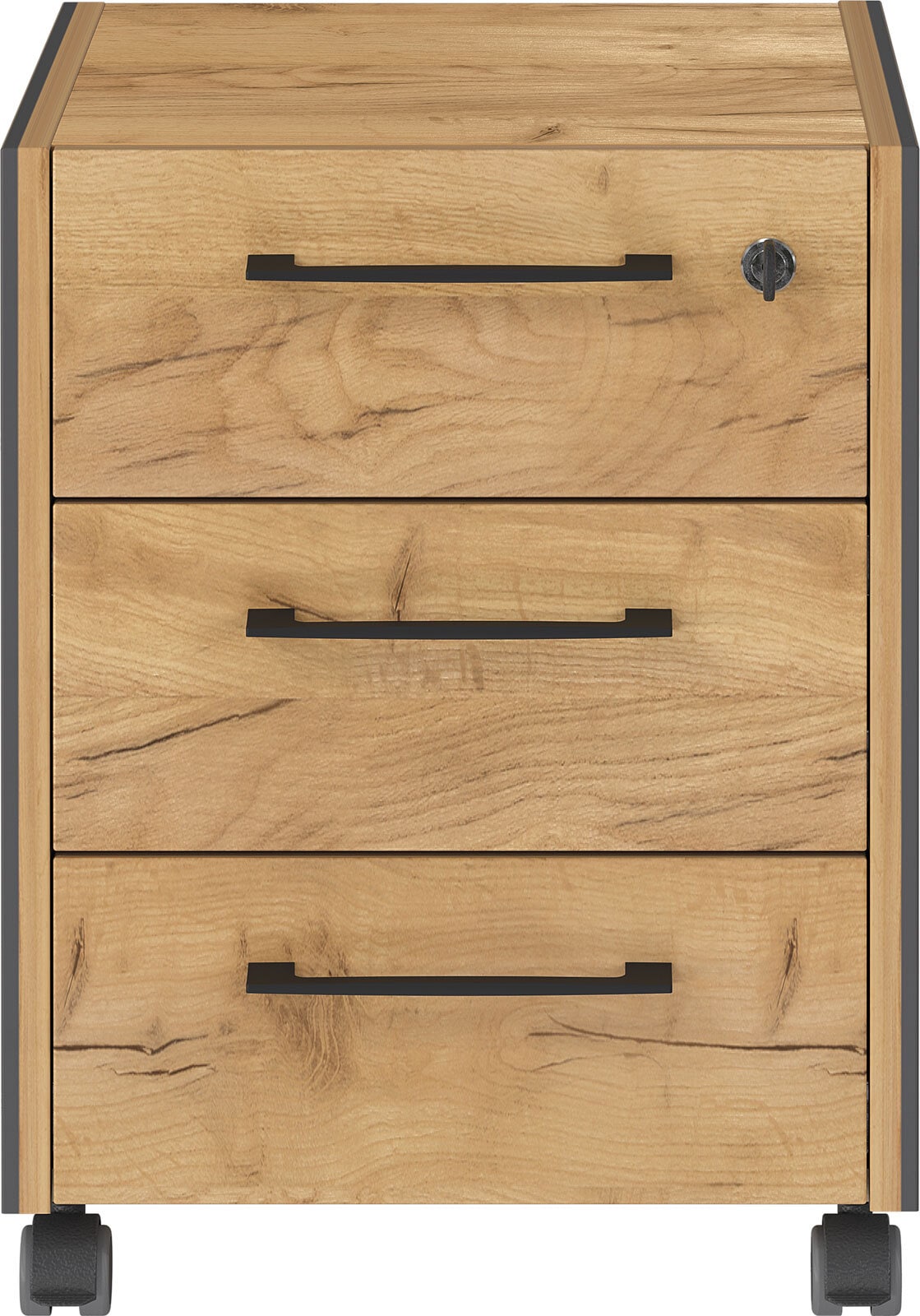 vito Rollcontainer PODIUM Graphit/ Navarra Eiche