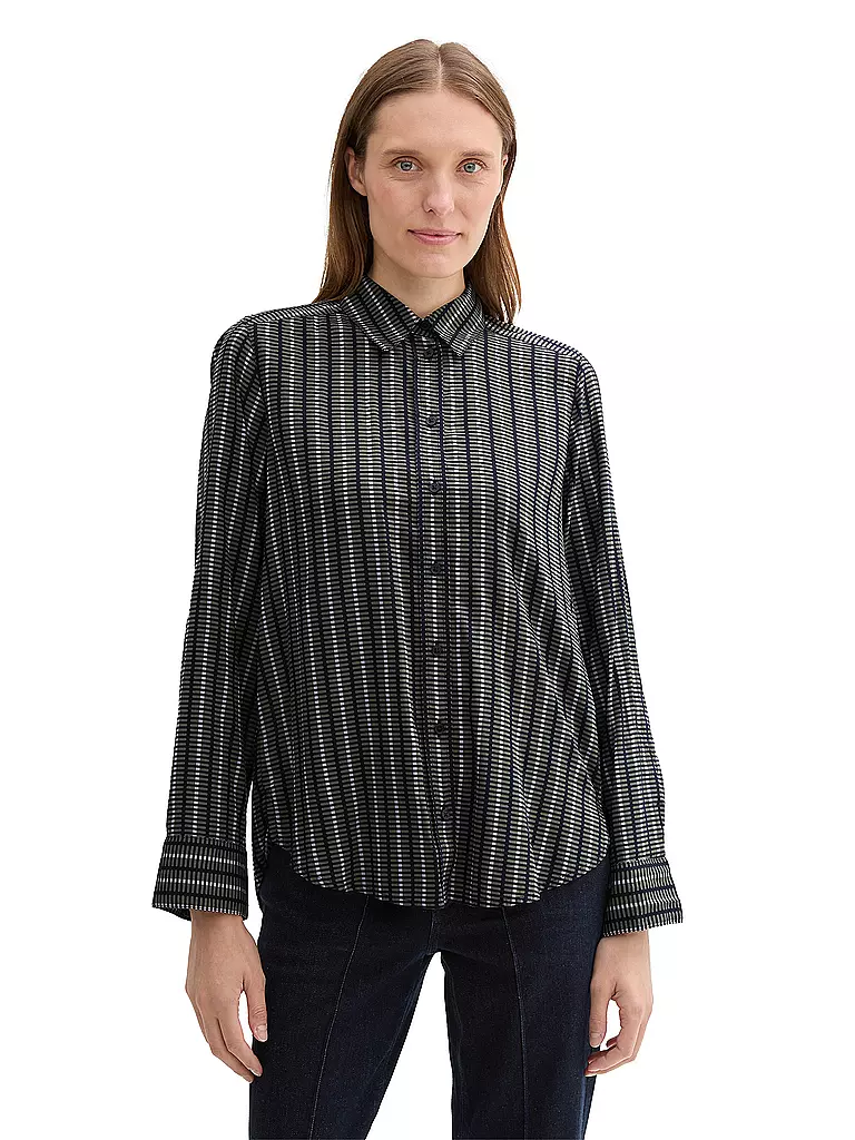 TOM TAILOR Bluse dunkelblau
