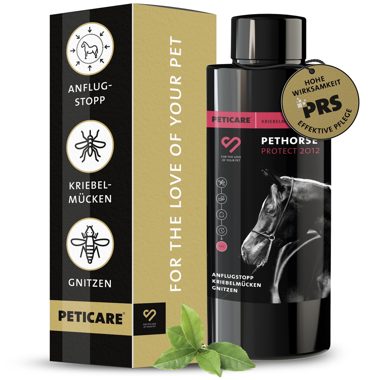 Peticare Anti-Kriebelmücken Gnitzen Refill für Pferde, Sommerekzem vorbeugen