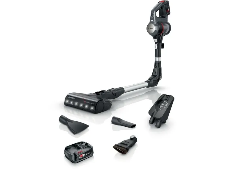 Bosch Unlimited 7 BBS712A - Støvsuger - pind/håndholdt (2-i-1) - uden pose - ledningsfri - antracit - 2 batterier, inkluderet oplader