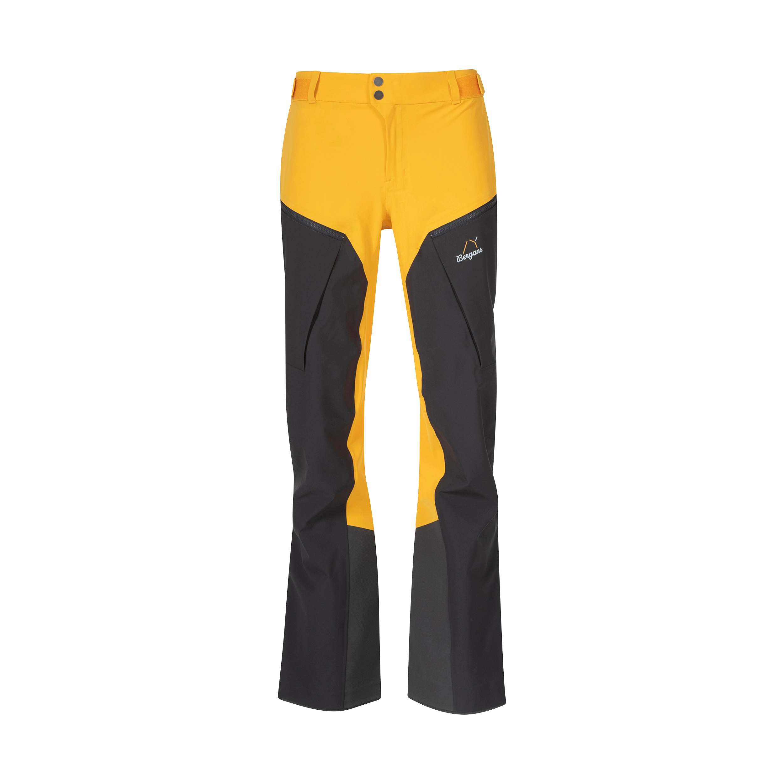 Y MountainLine Hybrid Softshell Pants Women Mango Yellow / Dark Shadow Grey