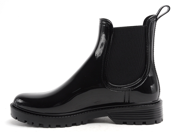 Verbenas boots bottine plates femme gaudi brillo noir