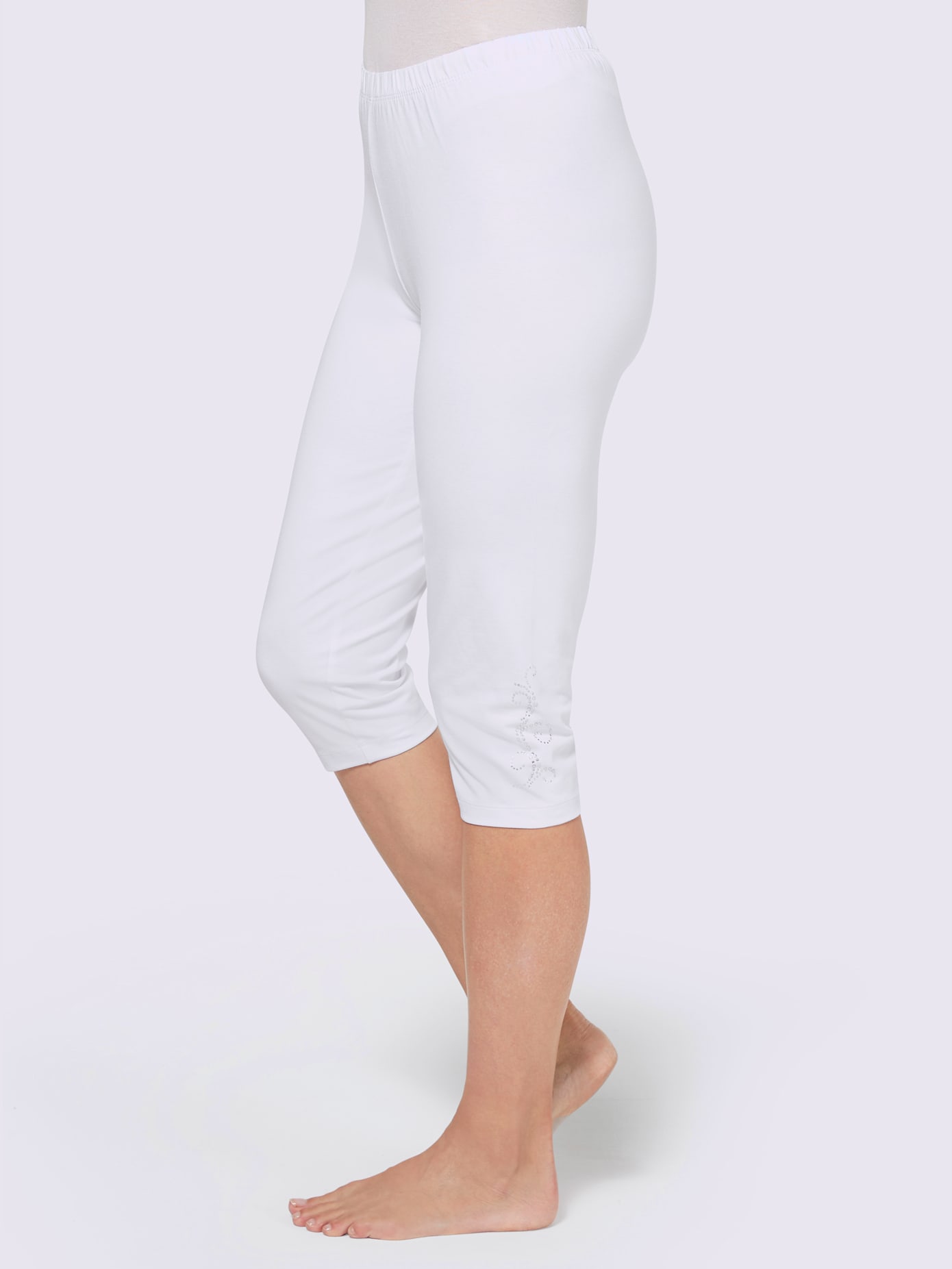 Legging court jersey fin