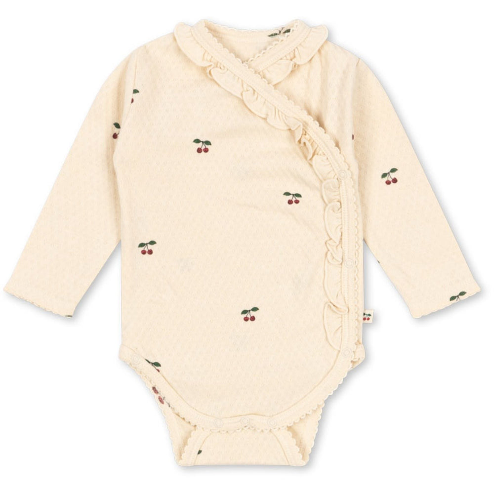 Køb Konges Sløjd Cherry Sui Newborn Flæse Body GOTS