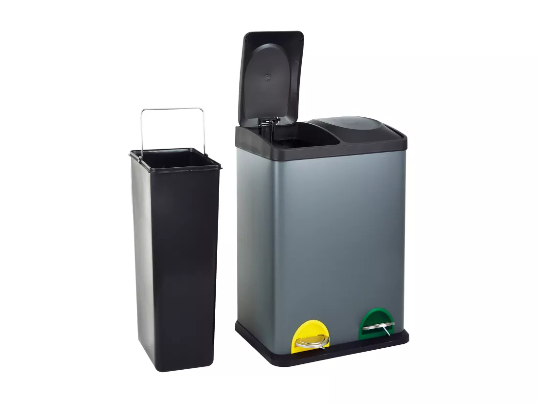 Poubelle de tri sélectif Acier inoxydable