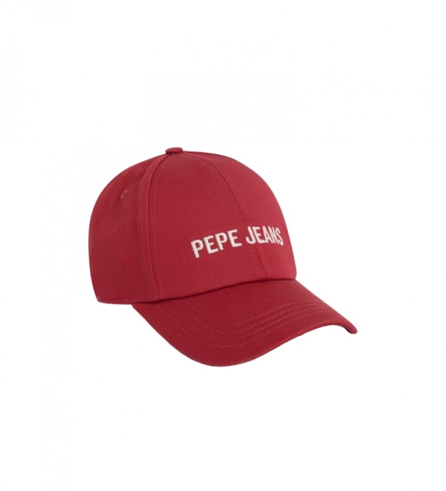 Boné vermelho Pepe Jeans Westminster Jr.