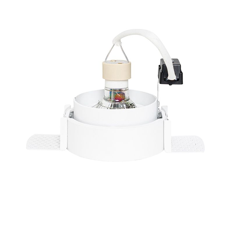 Set van 6 Moderne inbouwspot wit GU10 rond trimless - Oneon Honey
