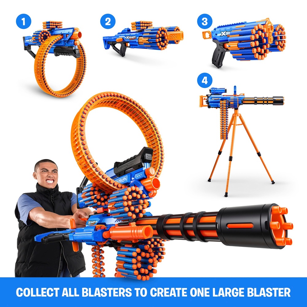 XSHOT Insanity Motorized Rage Fire 72 Darts von ZURU