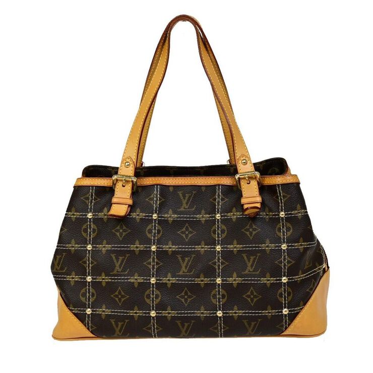 Louis Vuitton Vintage Louis Vuitton Sac Riveting Brown