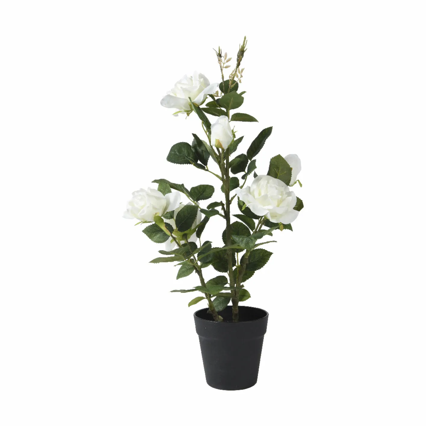 CASA Living Kunstig Blomst - Rose I Potte