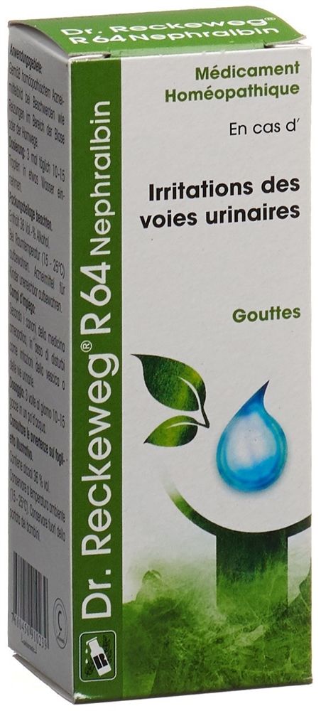 RECKEWEG R64 Nephralbin<br>50 ml, Flasche, Tropfen zum Einnehmen, Flüssigkeit