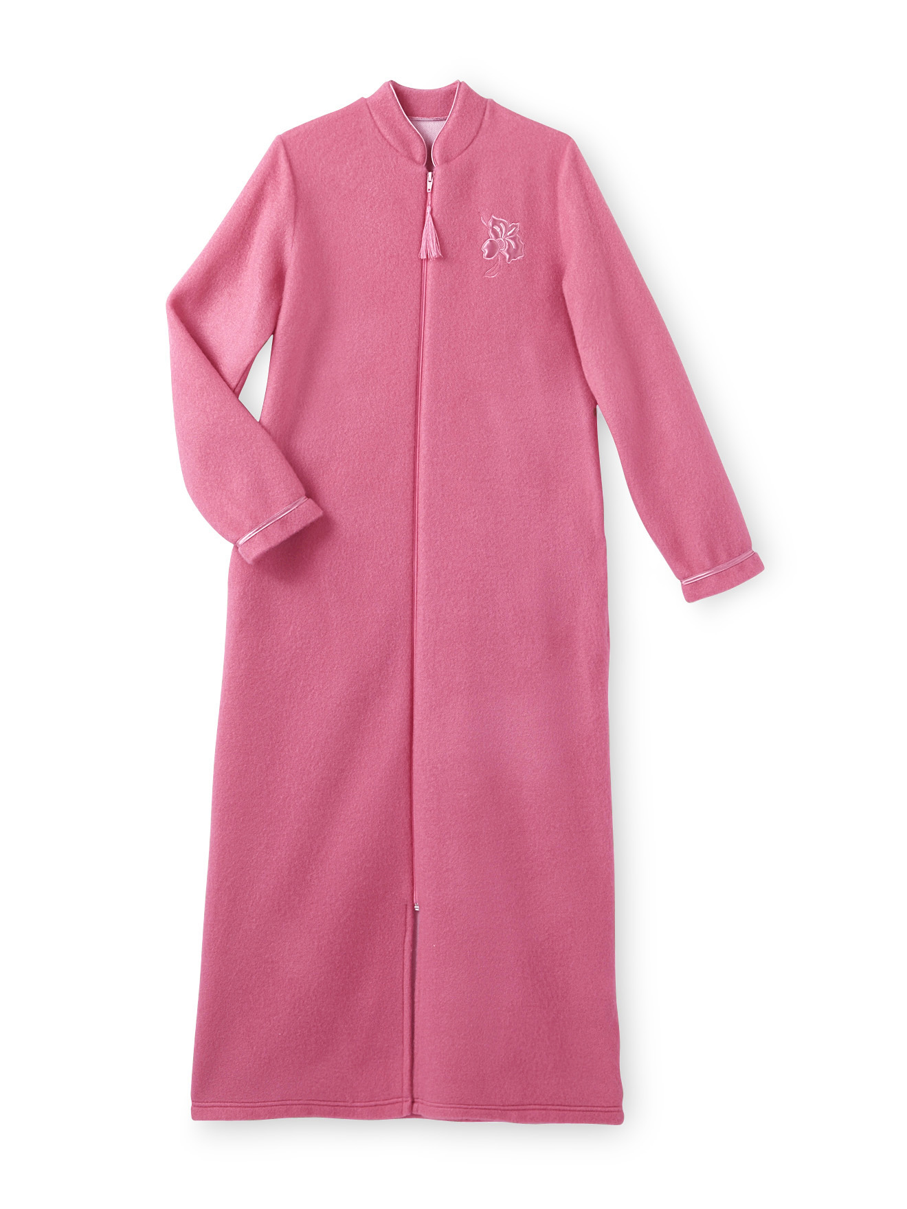 Robe de chambre zip molleton courtelle