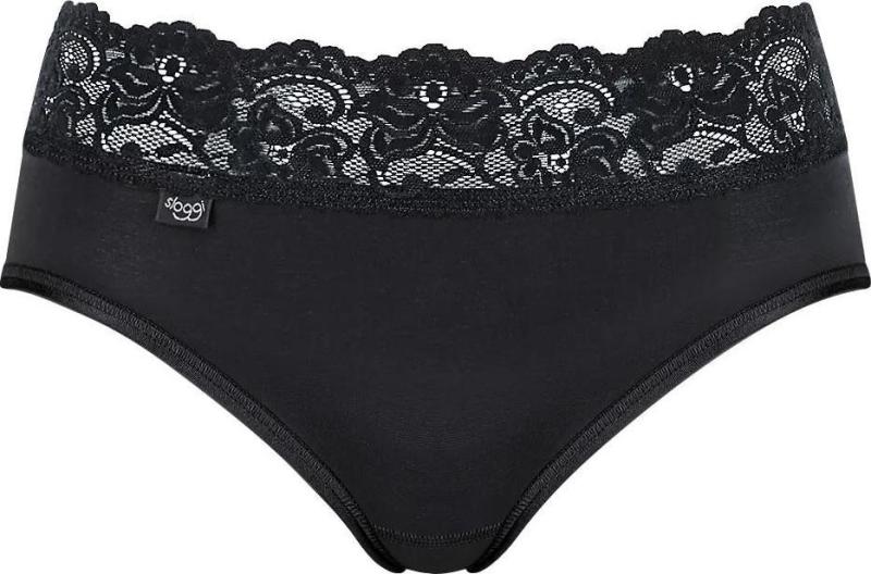 Sloggi Romance Midi Slip Zwart 44 1 stuk