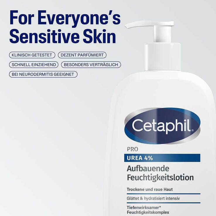 Cetaphil Pro Urea 4% aufbauende Feuchtigkeitslotion, 200 ml