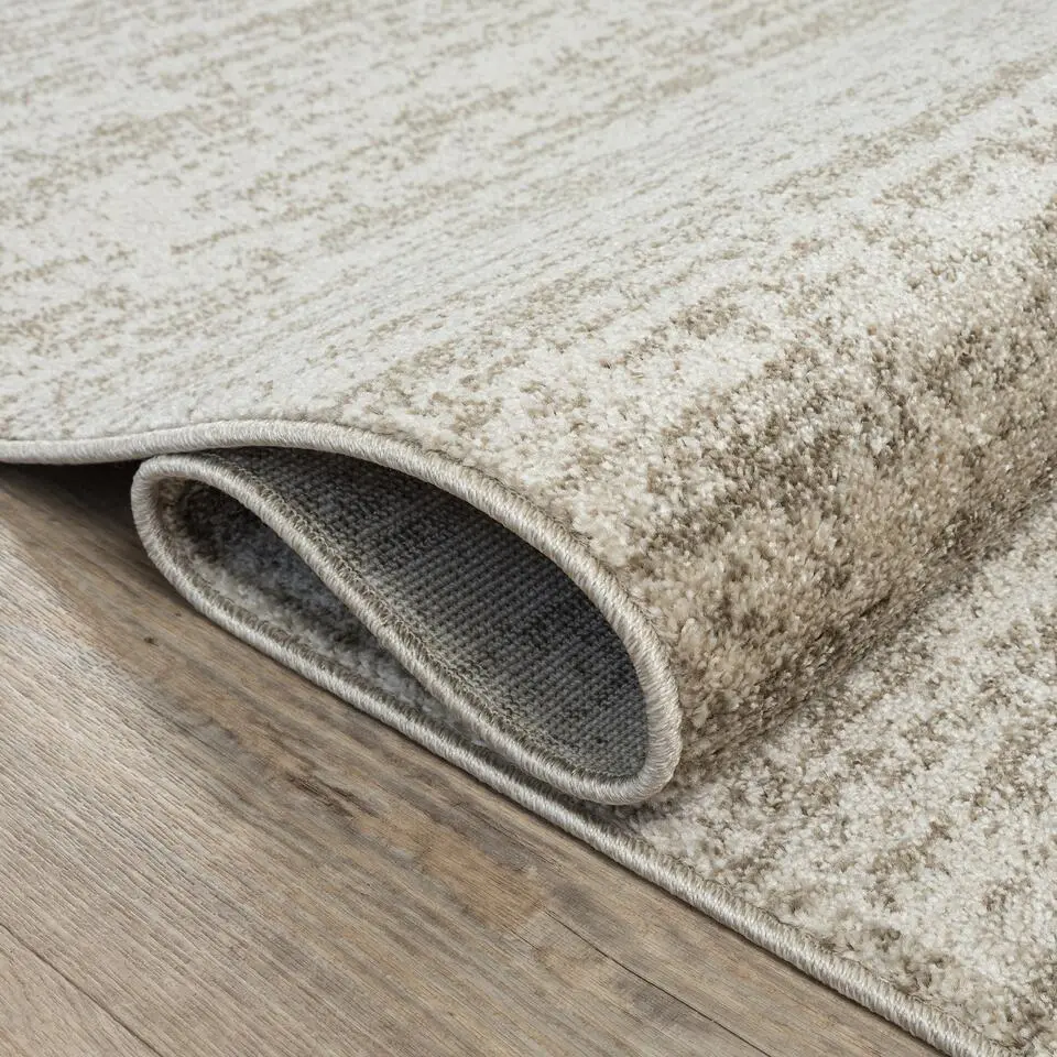 Relax Oslo - Laagpolig Effen Vloerkleed - Beige - 120x170 CM