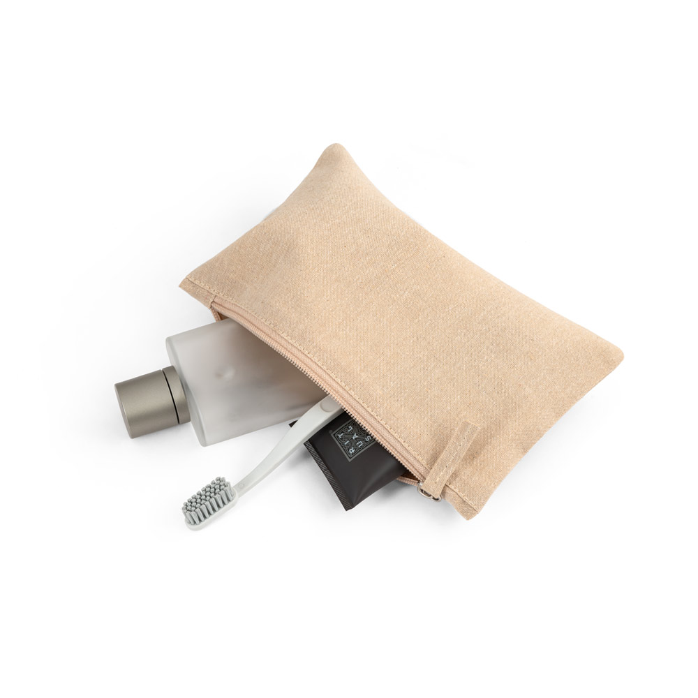 hi!dea 92077 - Pochette multifonctions en coton recyclé (70%) et polyester (30% rPET) (140 g/m²) (140 g/m²)