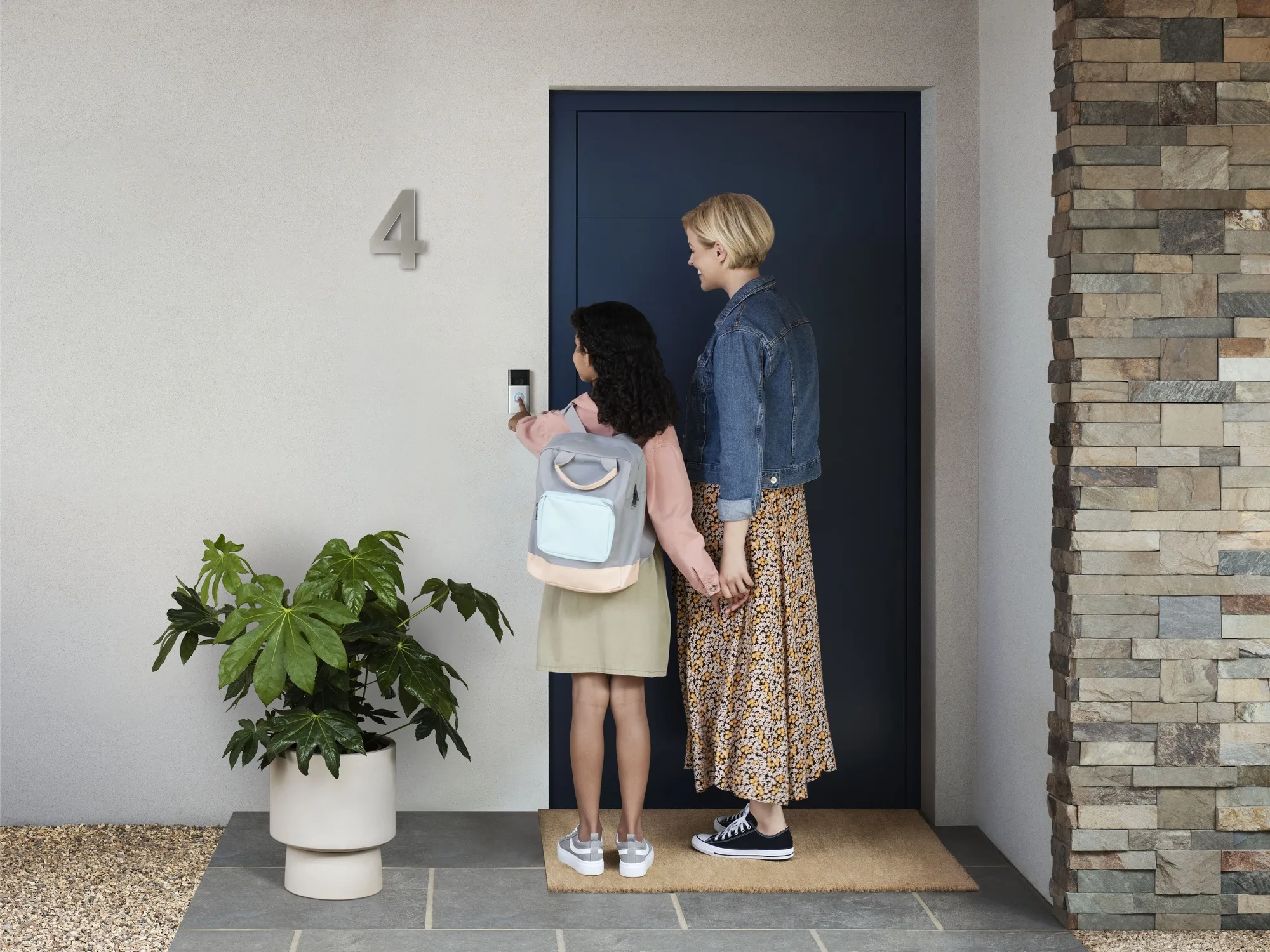 Ring Battery Video Doorbell Nickel Satiné   Chime Sonnette connectée