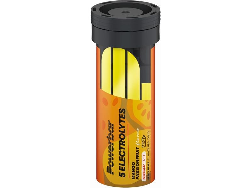 PowerBar Tabs 5 Electrolytes Mango-Passionfruit Tabs zur Förderung von Ausdauer/Energie