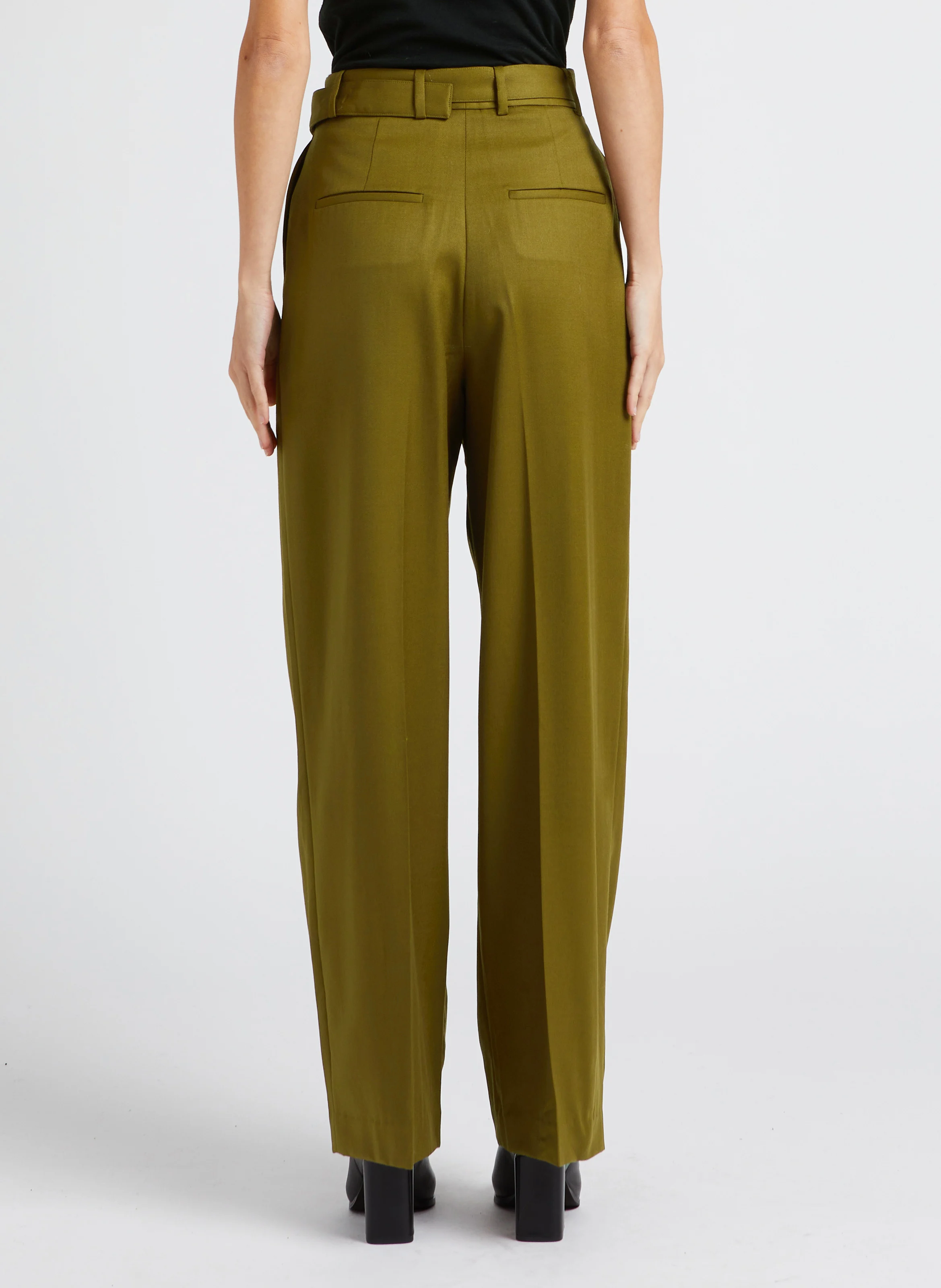 CHICAGO - Pantalon tailleur droit | Vert