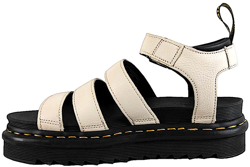 DR. MARTENS BLAIRE LET SANDAL I BEIGE GLAT SKIND