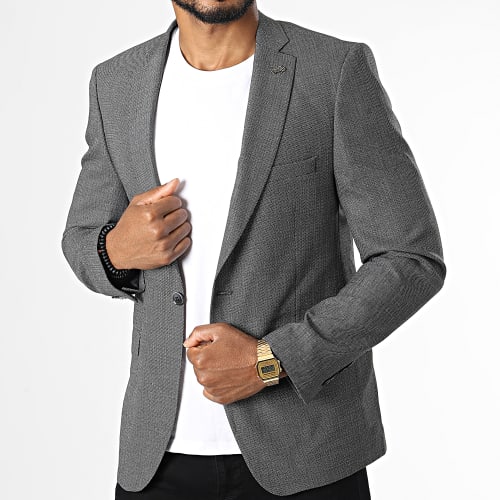 Veste Blazer F8009 Noir Chiné