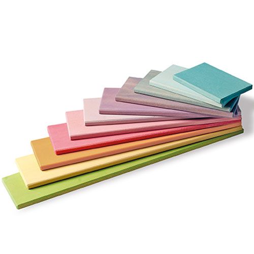 Grimm's bouwplaten - pastel (11st)