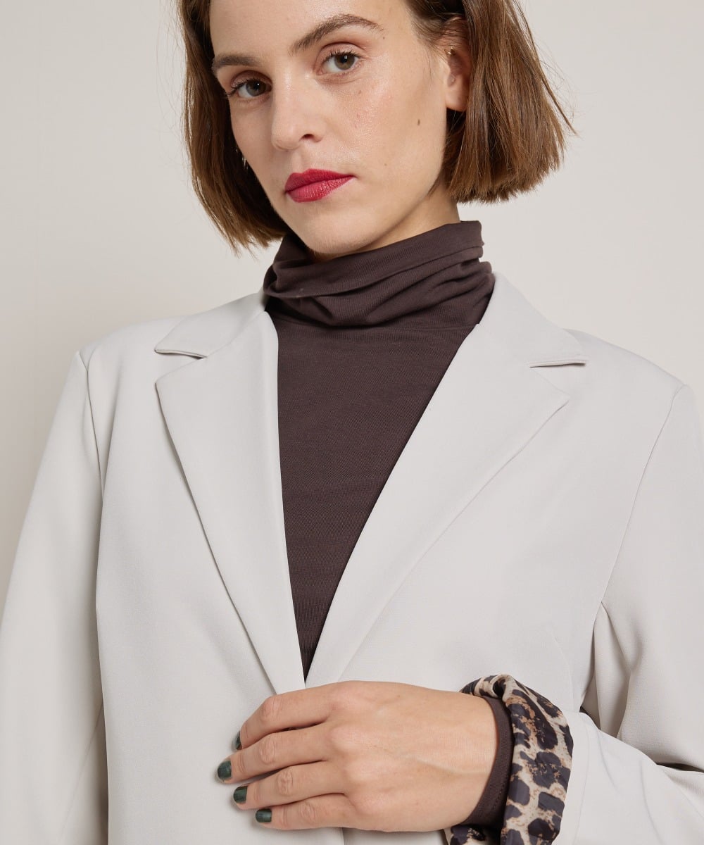 uni blazer panterprint voering
