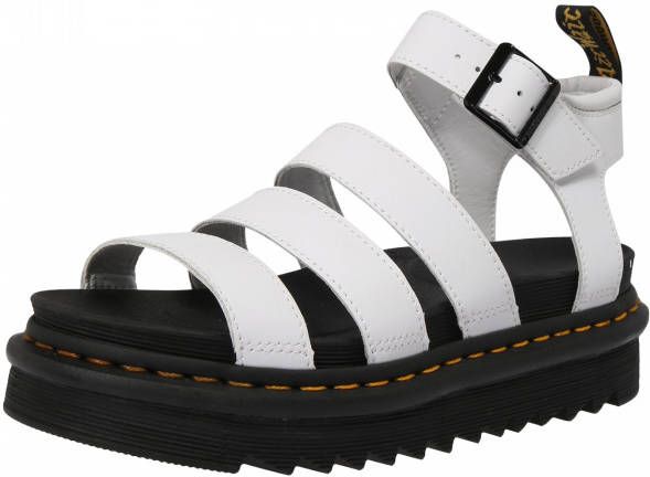 Dr Martens Blaire Softy T Multi Strap Platform Sandals Dr. Martens Wit Dames
