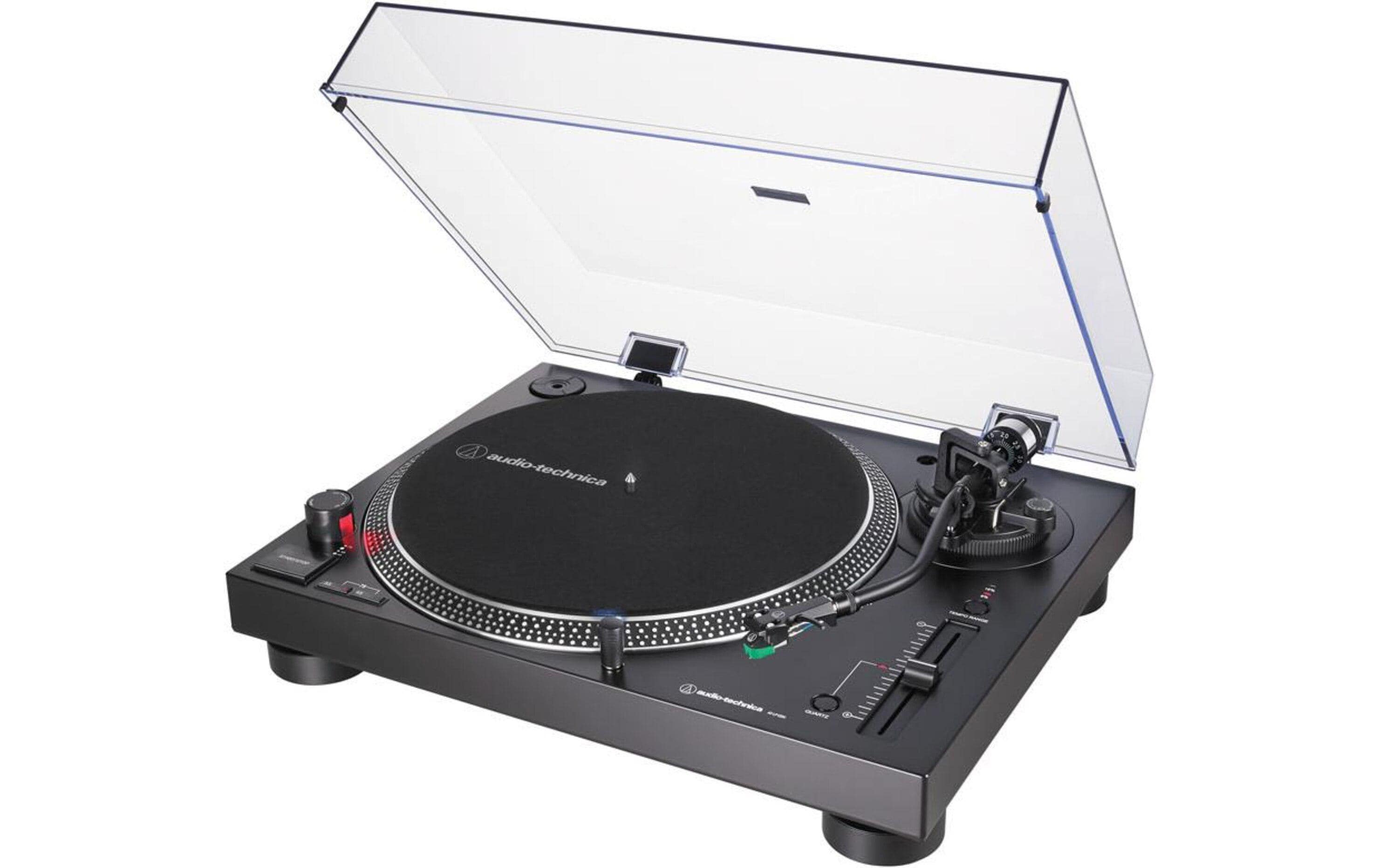 Plattenspieler AT-LP120X USB Schwarz<br>Direktangetriebener Plattenspieler (Analog & USB)