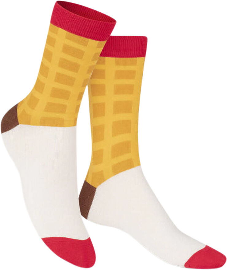 Eat My Socks Strømper - Sweet Waffle Multi