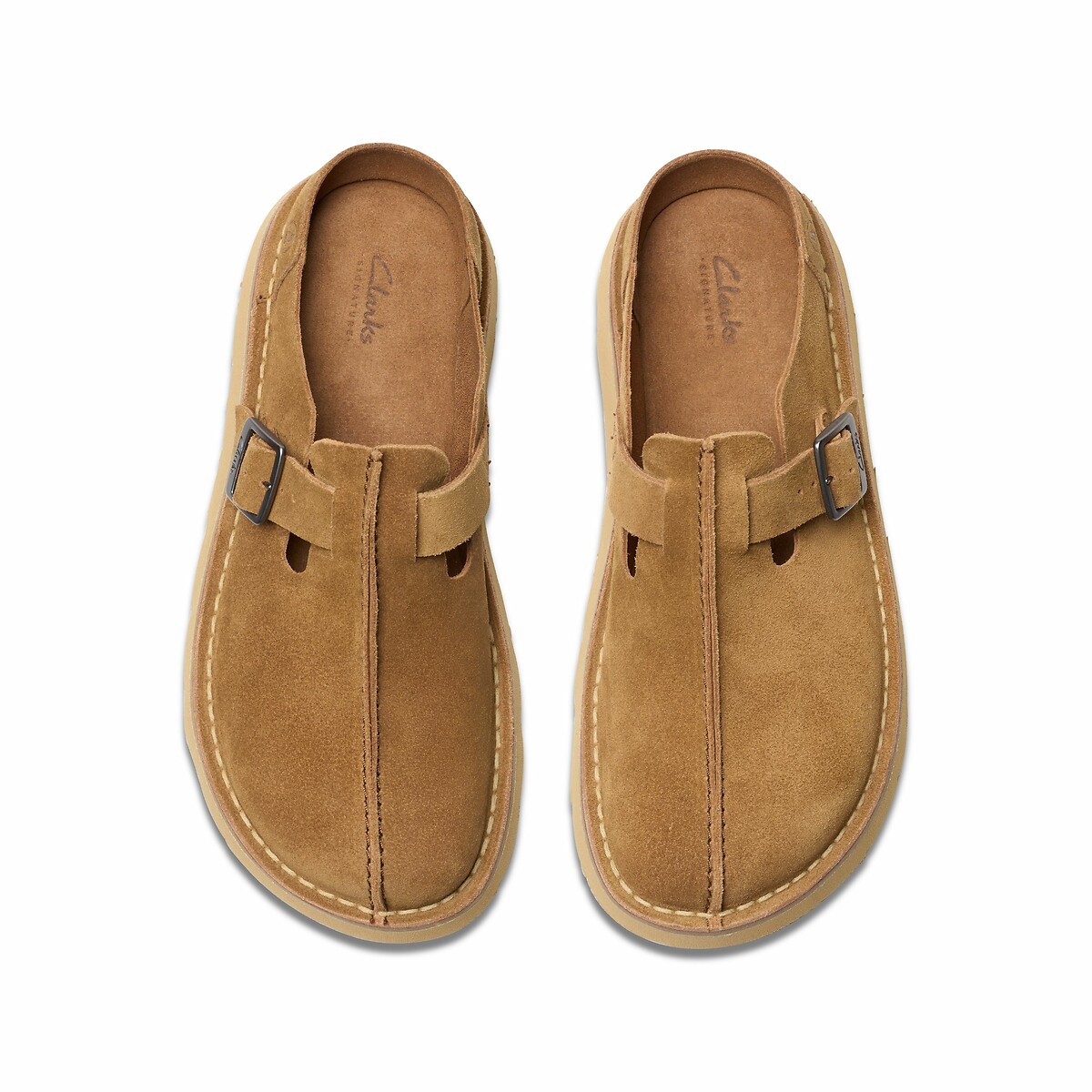 CLARKS<br>Mules fechados em camurça Solsbury
