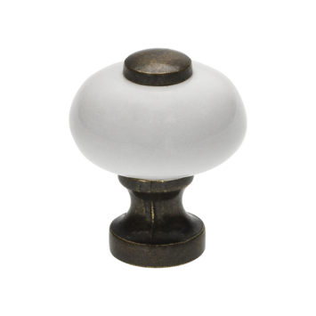 Knop Nina Wit 25mm