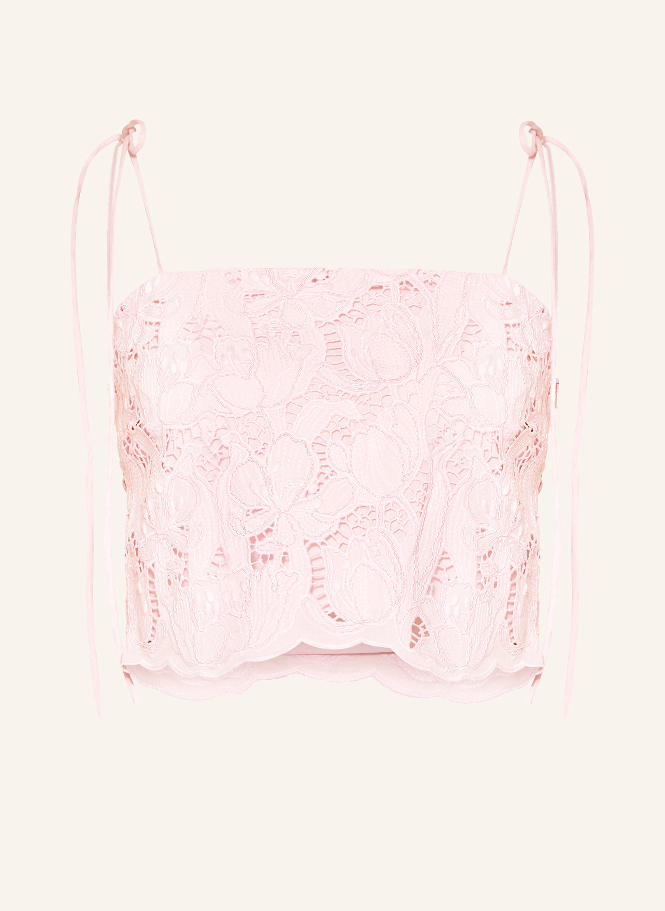 MRS & HUGS Cropped-Top aus Spitze