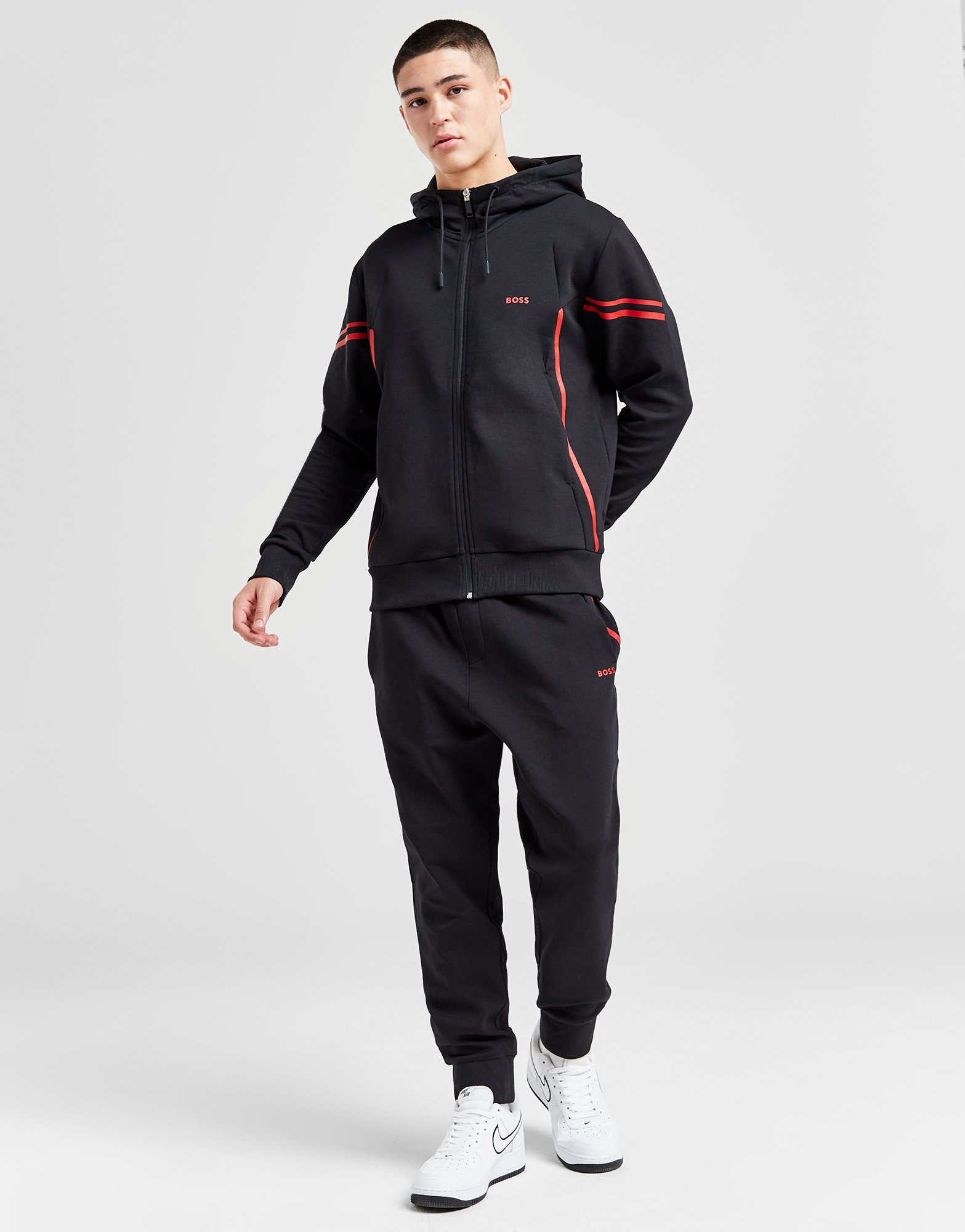 BOSS Ensemble de survêtement Zippé Pixel Homme